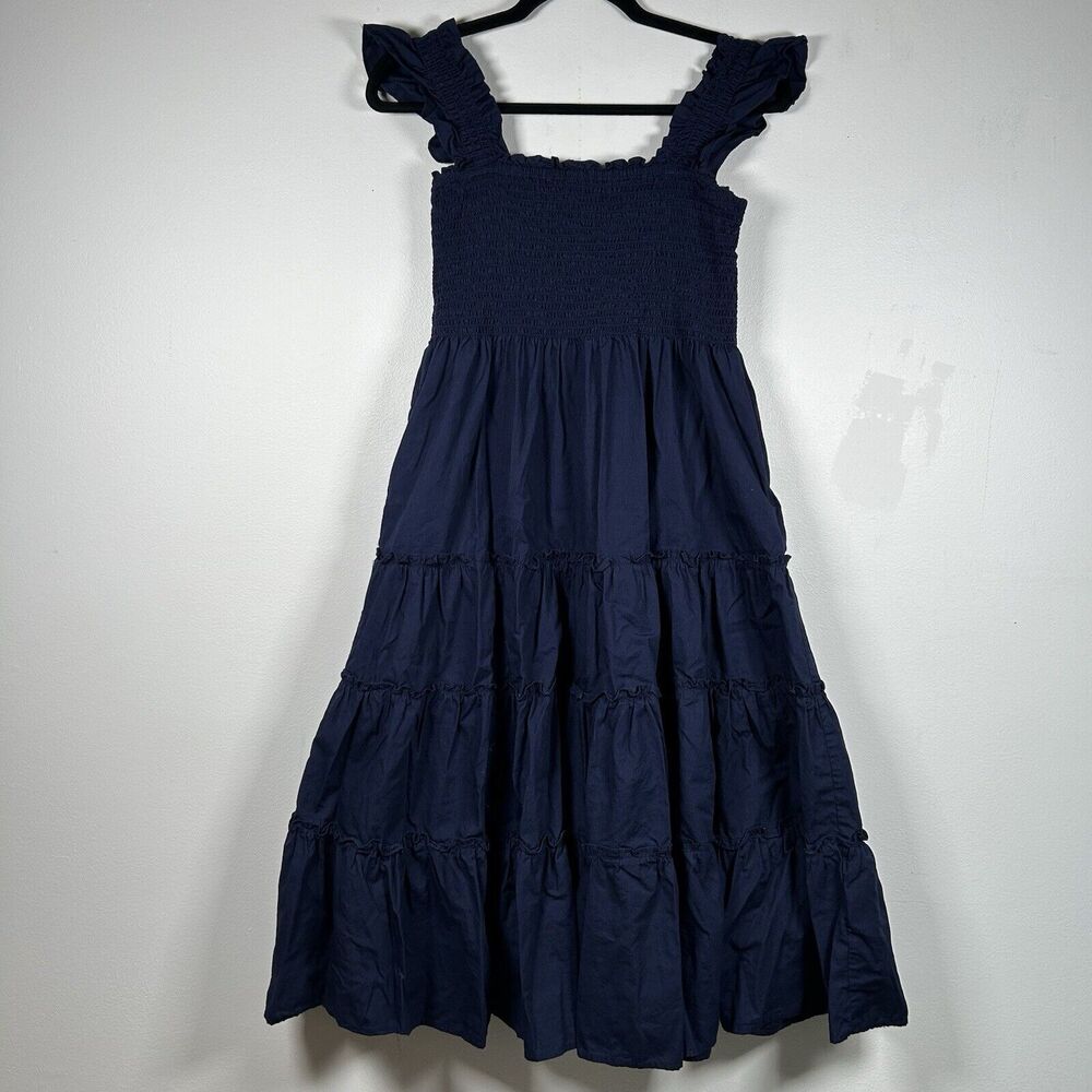 Elegant Navy Midi Dress